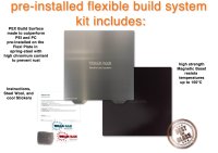 Wham Bam Flexible Build Plate Kit with Pre-Installed PEX Surface 355 x 275